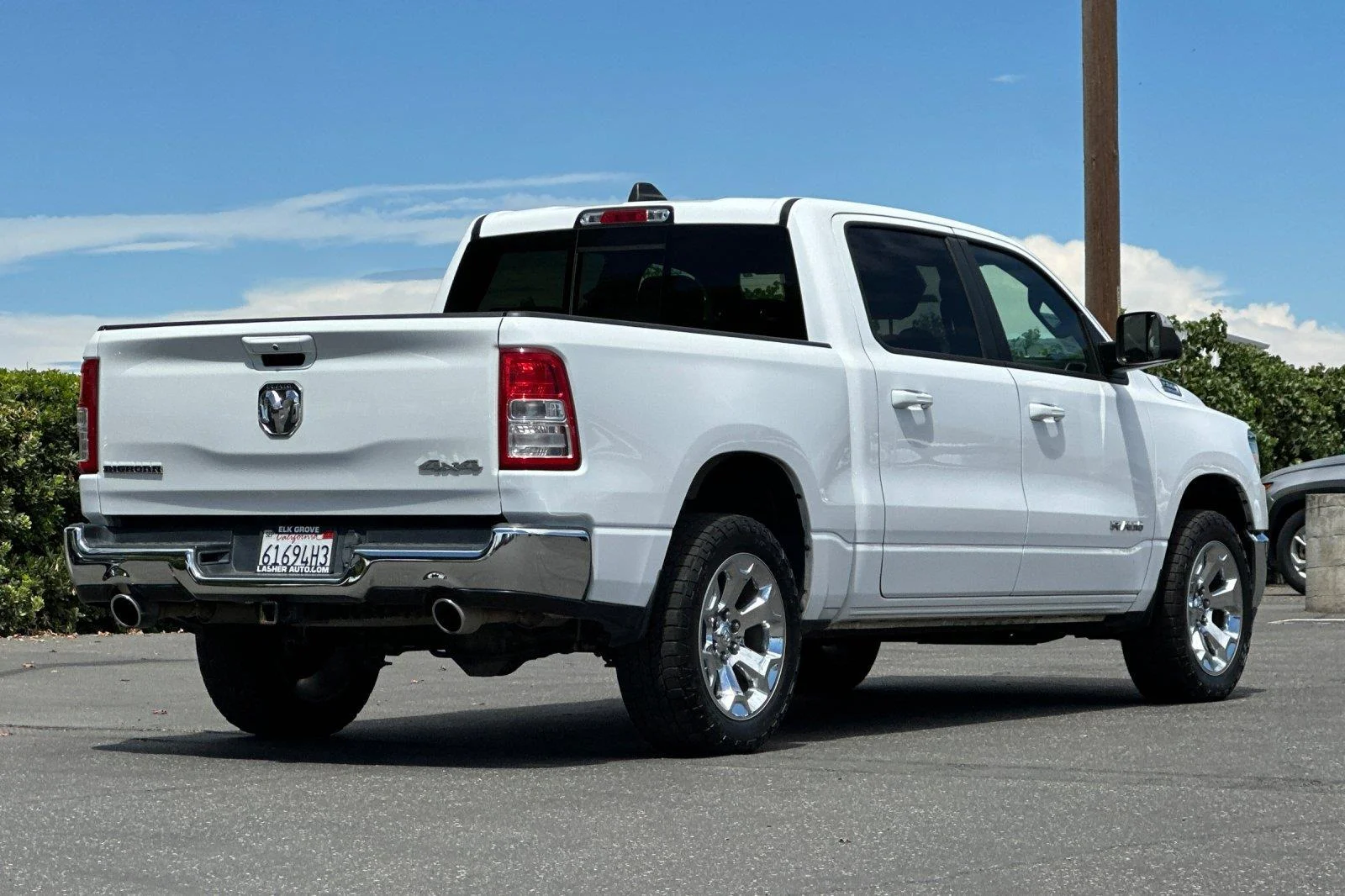Used 2021 Bright White Clearcoat Ram Big Horn image 4