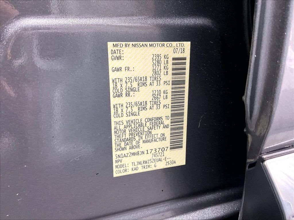 Used 2018 Gray Nissan SL image 37