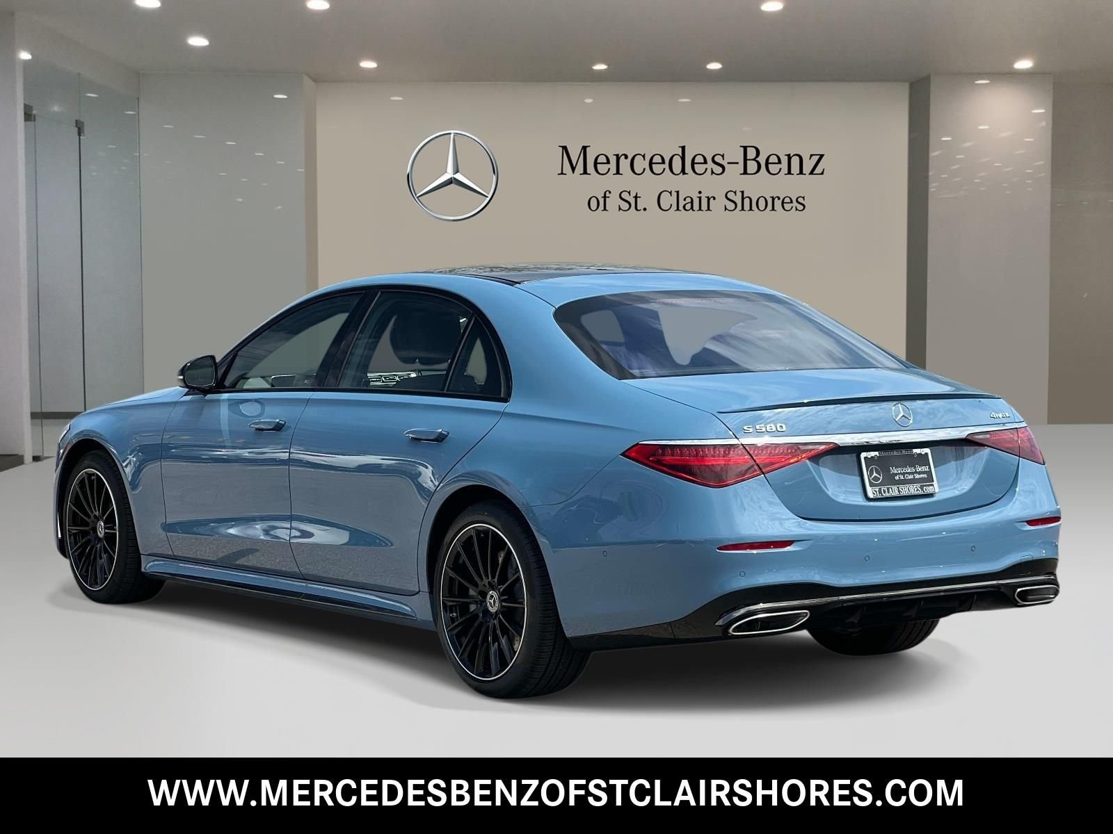 New 2026 MANUFAKTUR China Blue Mercedes-Benz S 580 image 3