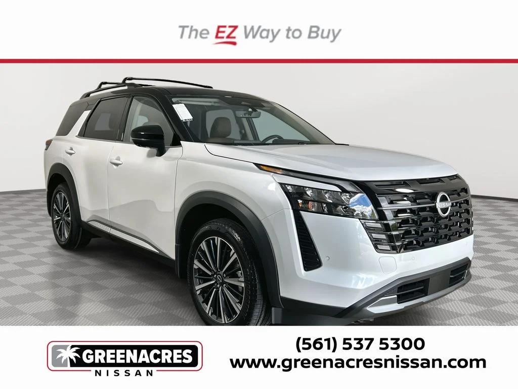 New 2026 Everest White Pearl TriCoat / Super Black Two-tone Nissan Platinum image 1