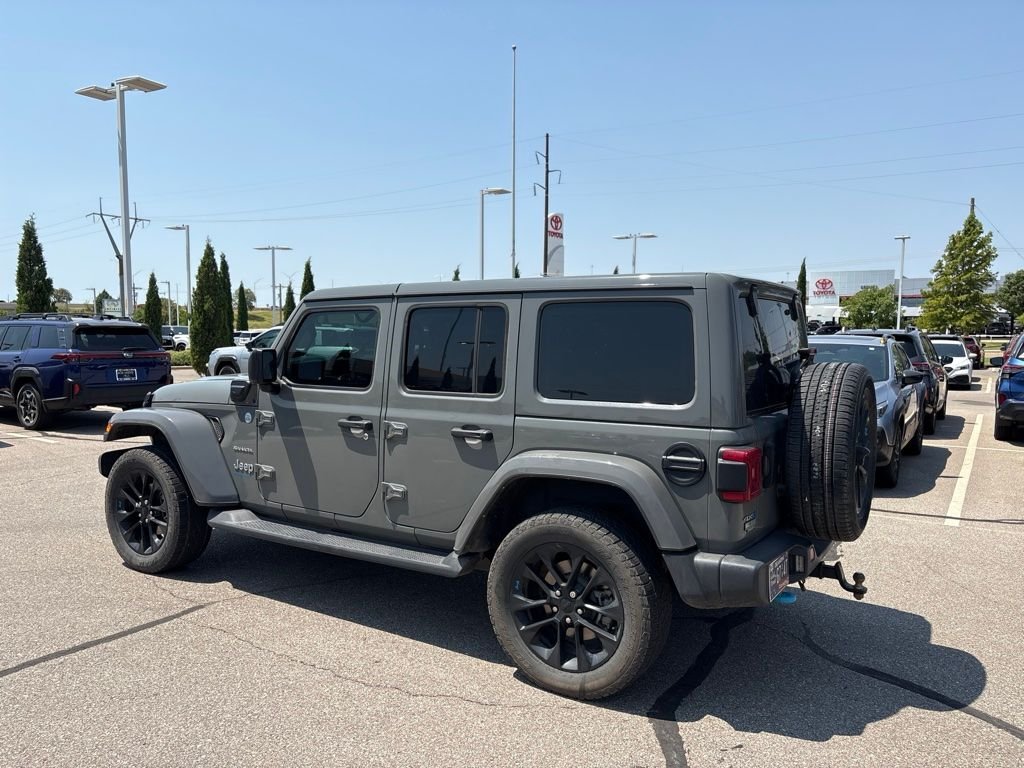 Used 2023 Gray Jeep Sahara 4xe image 6