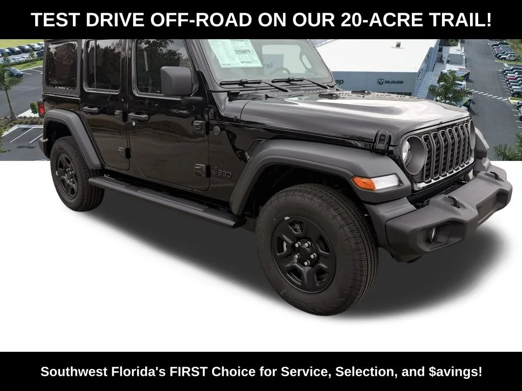 New 2026 Black Clear-Coat Exterior Paint Jeep Sport image 2