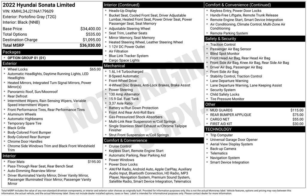 Used 2022 Gray Hyundai Limited image 2