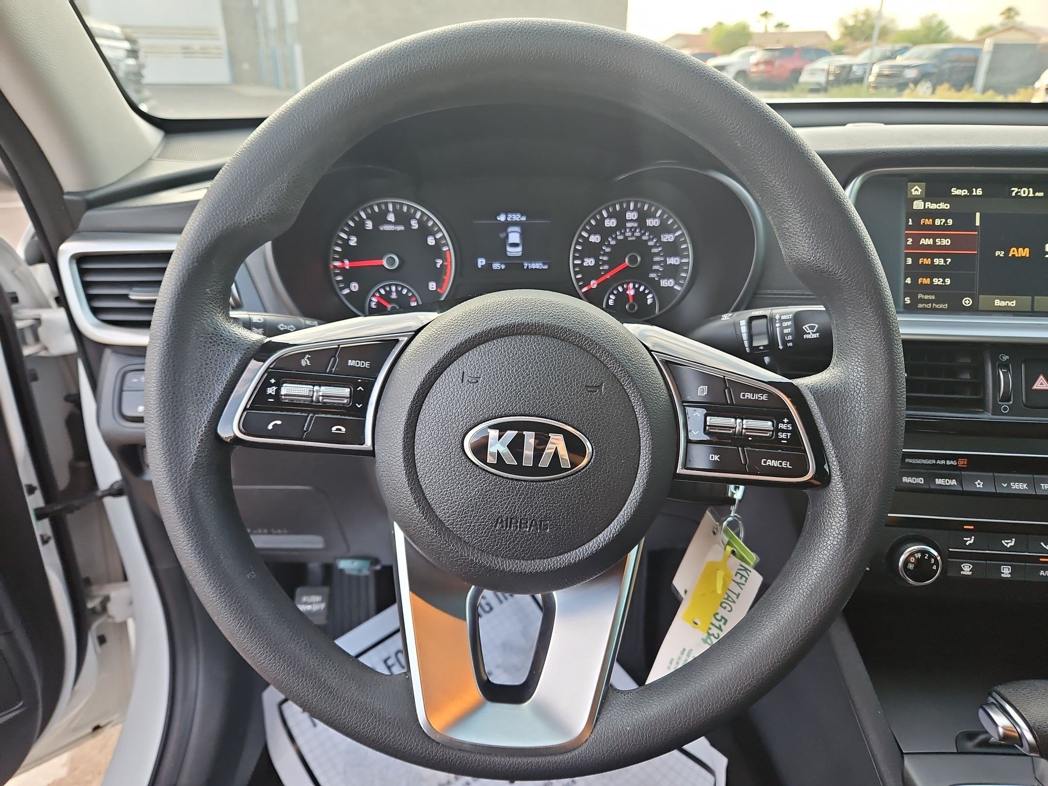 Certified Used 2020 White Kia LX image 15