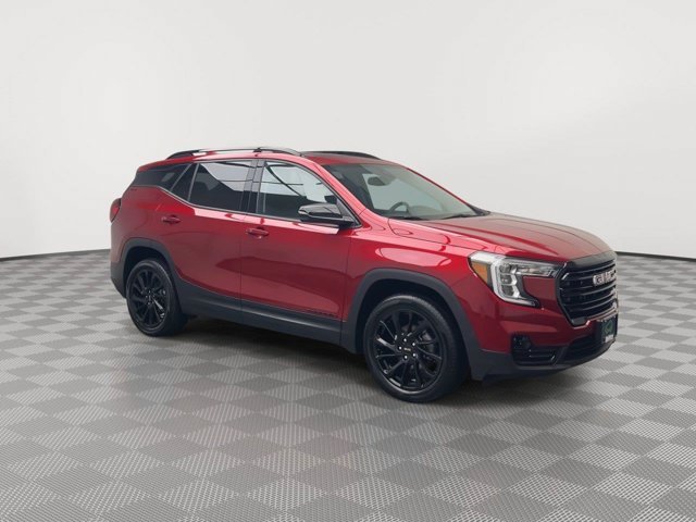 Used 2024 Volcanic Red Tintcoat GMC SLT image 37