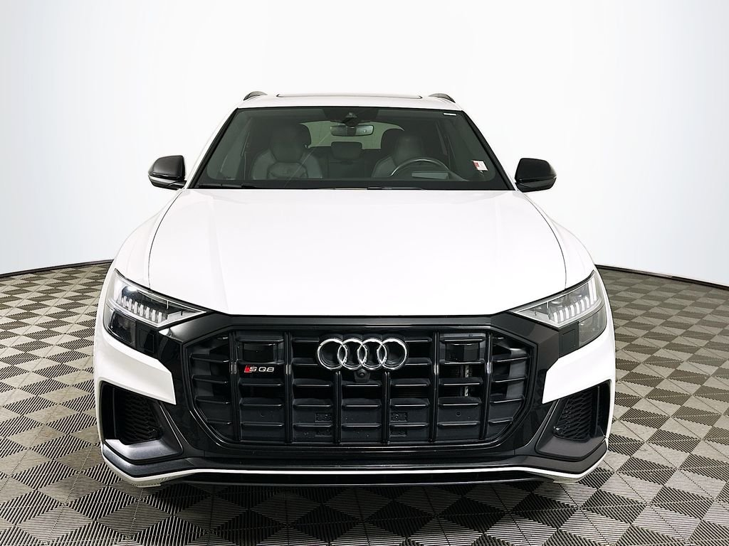 Used 2020 Glacier White Metallic Audi 4.0T Prestige image 2