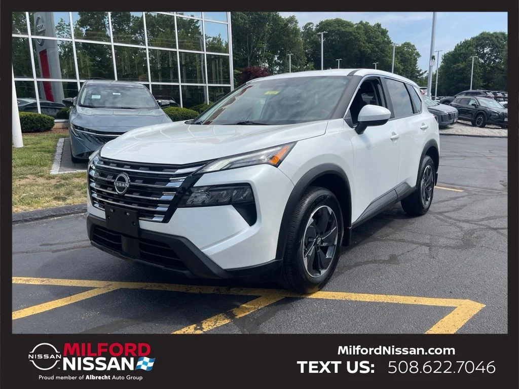 Certified Used 2025 White Nissan SV image 1