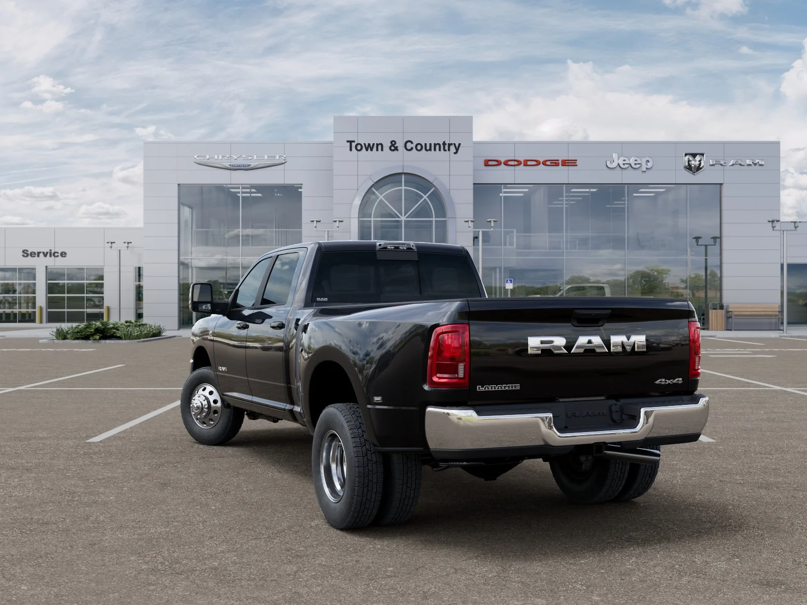 New 2026 Diamond Black Crystal Pearl-Coat Exterior Paint RAM Laramie image 29