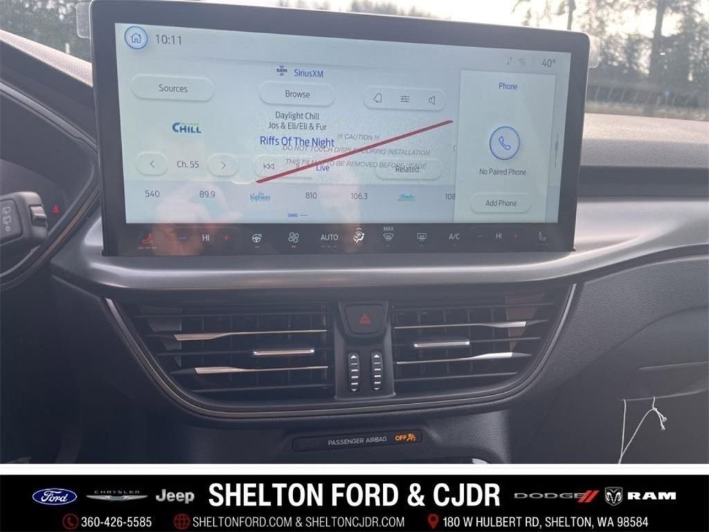New 2025 Star White Metallic Tri-coat Ford Plug-in Hybrid image 18