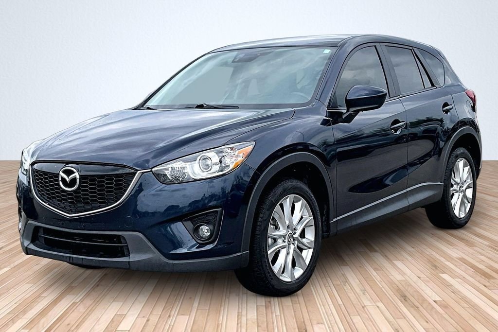 Used 2015 Blue Mazda Grand Touring image 1