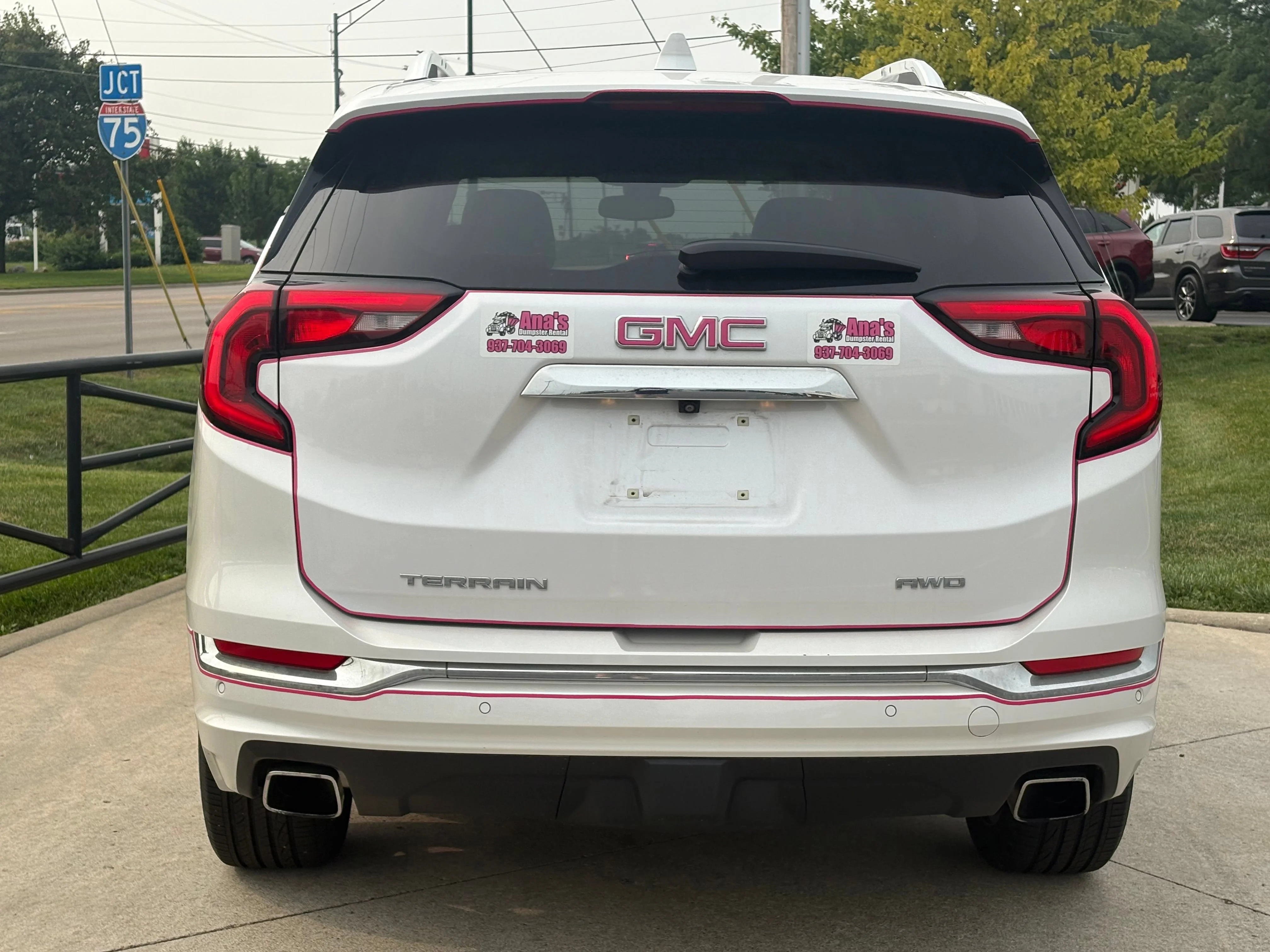Used 2020 WHITE FROST TRICOAT GMC Denali image 6