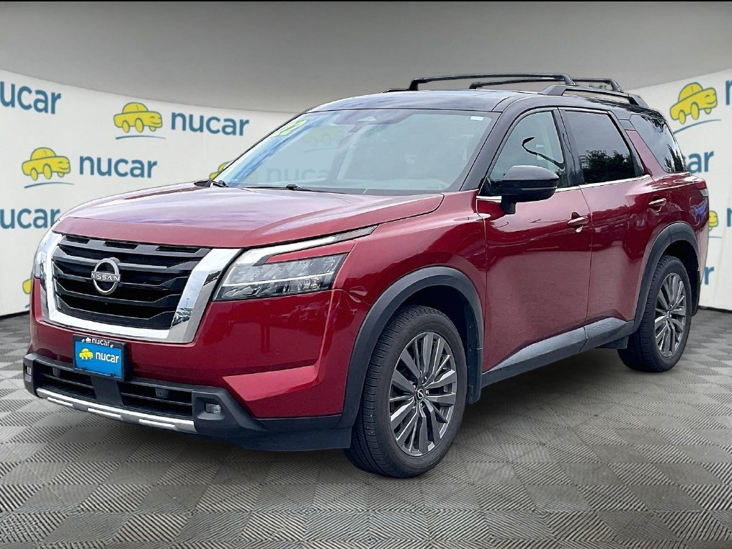 Used 2022 Scarlet Ember Tintcoat/Super Black Nissan SL image 3