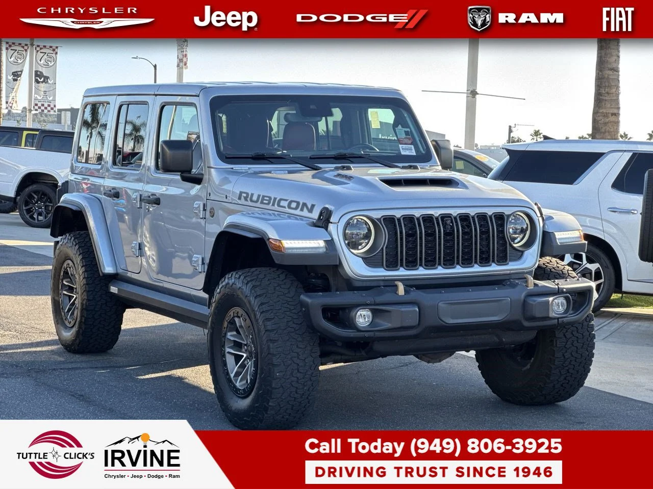 Used 2024 Silver Zynith Clearcoat Jeep Rubicon 392 image 12
