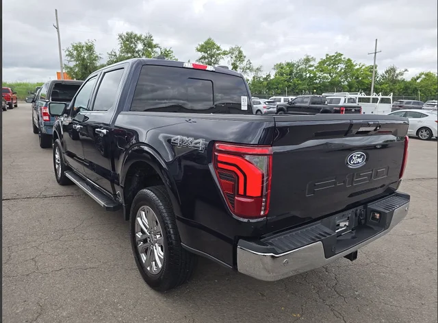 Used 2024 Blue Metallic Ford Lariat image 3