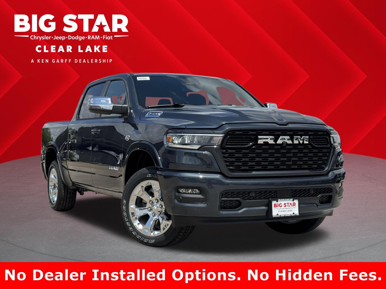 New 2026 Forged Blue Metallic Exterior Paint RAM Lone Star image 1