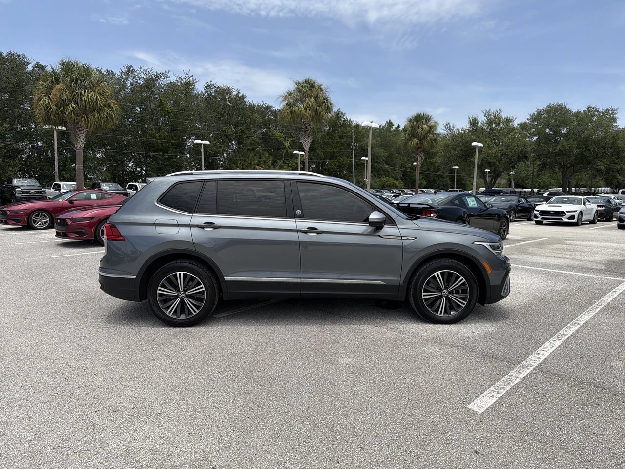 Used 2024 Platinum Gray Metallic Volkswagen Wolfsburg Edition image 2