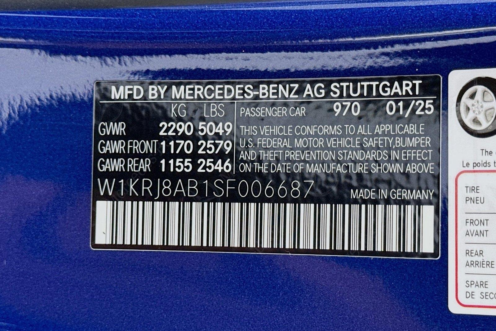 New 2025 Starling Blue Metallic Mercedes-Benz AMG® GT 55 image 29
