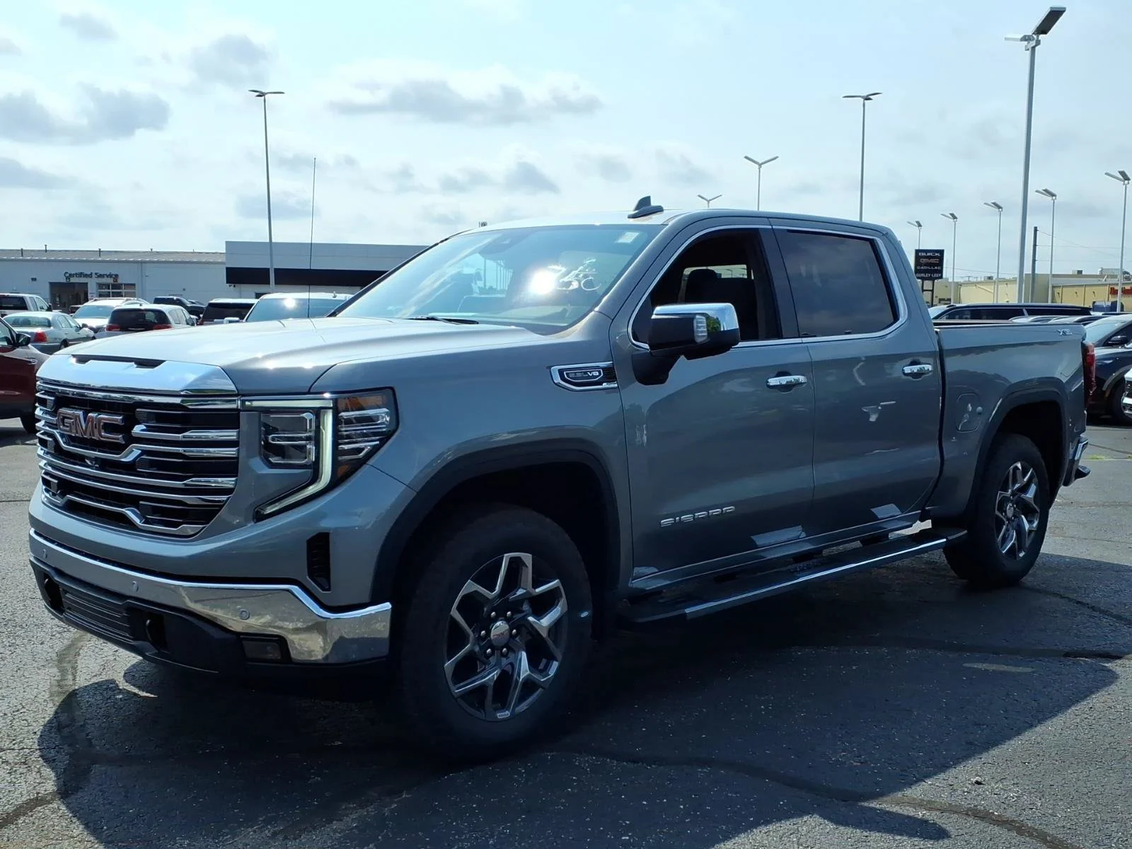 New 2026 Sterling Metallic GMC SLT image 3