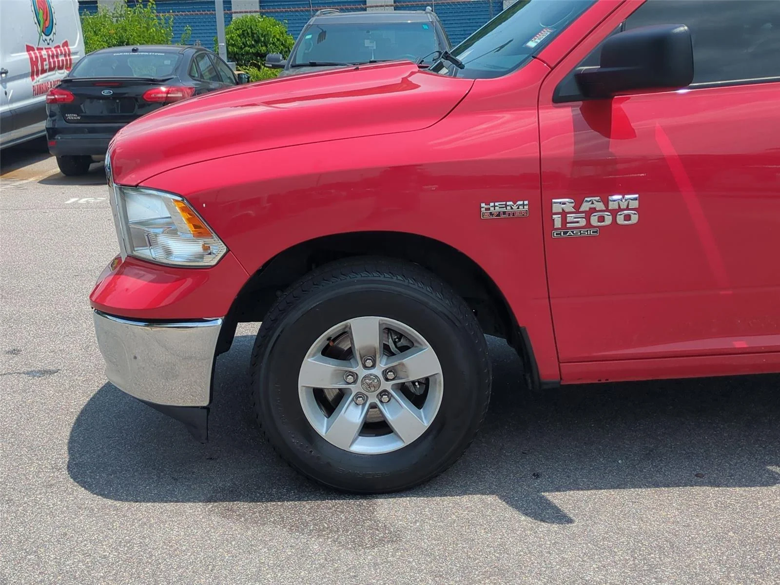 Used 2021 Flame Red Clearcoat Ram Tradesman image 10