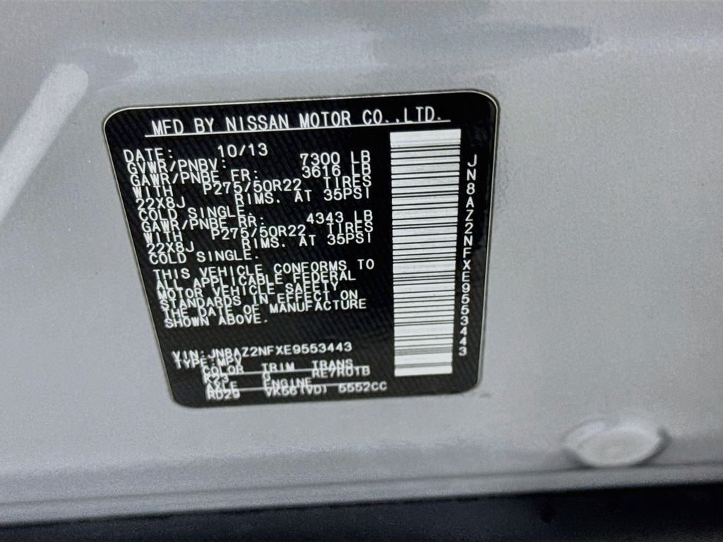 Used 2014 Liquid Platinum INFINITI Base image 44