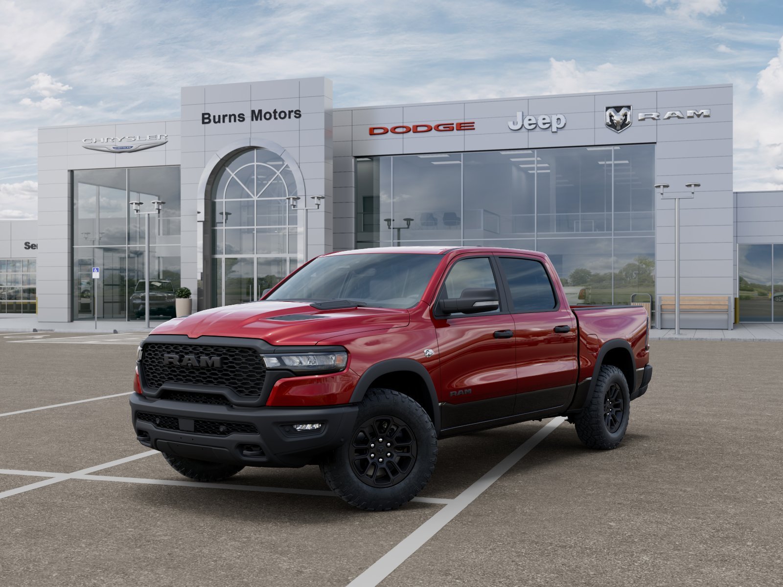 New 2026 Molten Red Pearl-Coat Exterior Paint RAM Rebel image 27