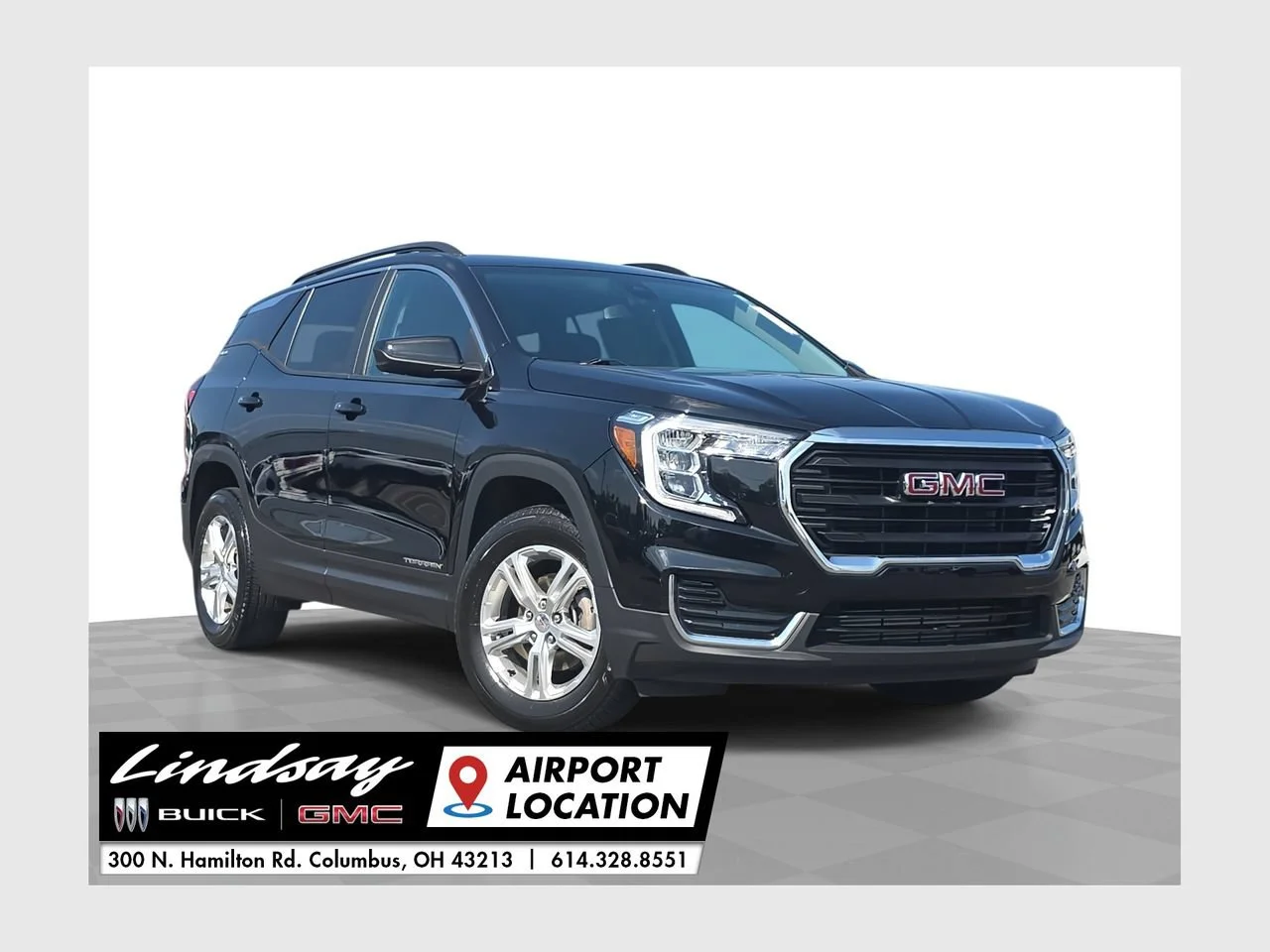Certified Used 2022 Ebony Twilight Metallic GMC SLE image 1