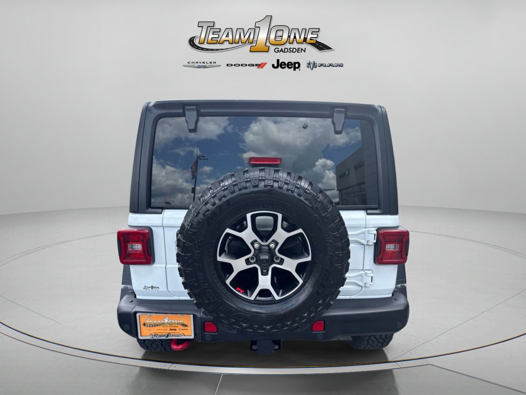 Used 2021 Bright White Clearcoat Jeep Unlimited Rubicon image 9