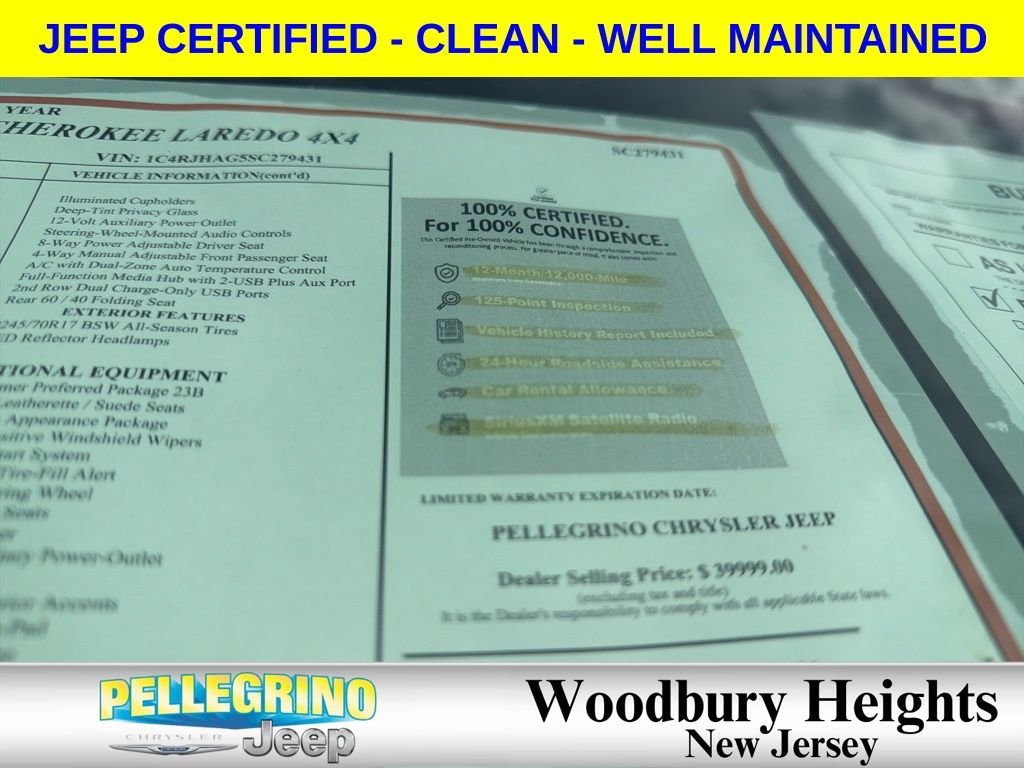 Certified Used 2025 White Jeep Altitude image 10