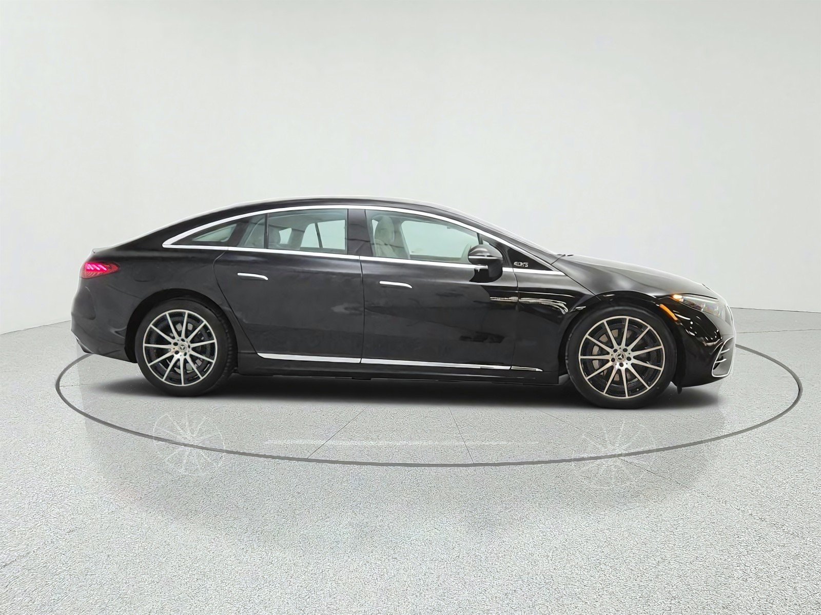 Certified Used 2023 Obsidian Black Metallic Mercedes-Benz EQS 450+ Sedan image 4