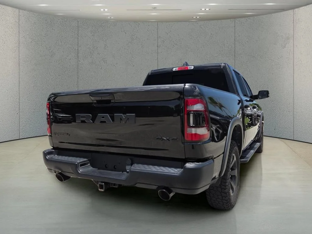 Used 2021 Diamond Black Crystal Pearlcoat Ram Rebel image 4