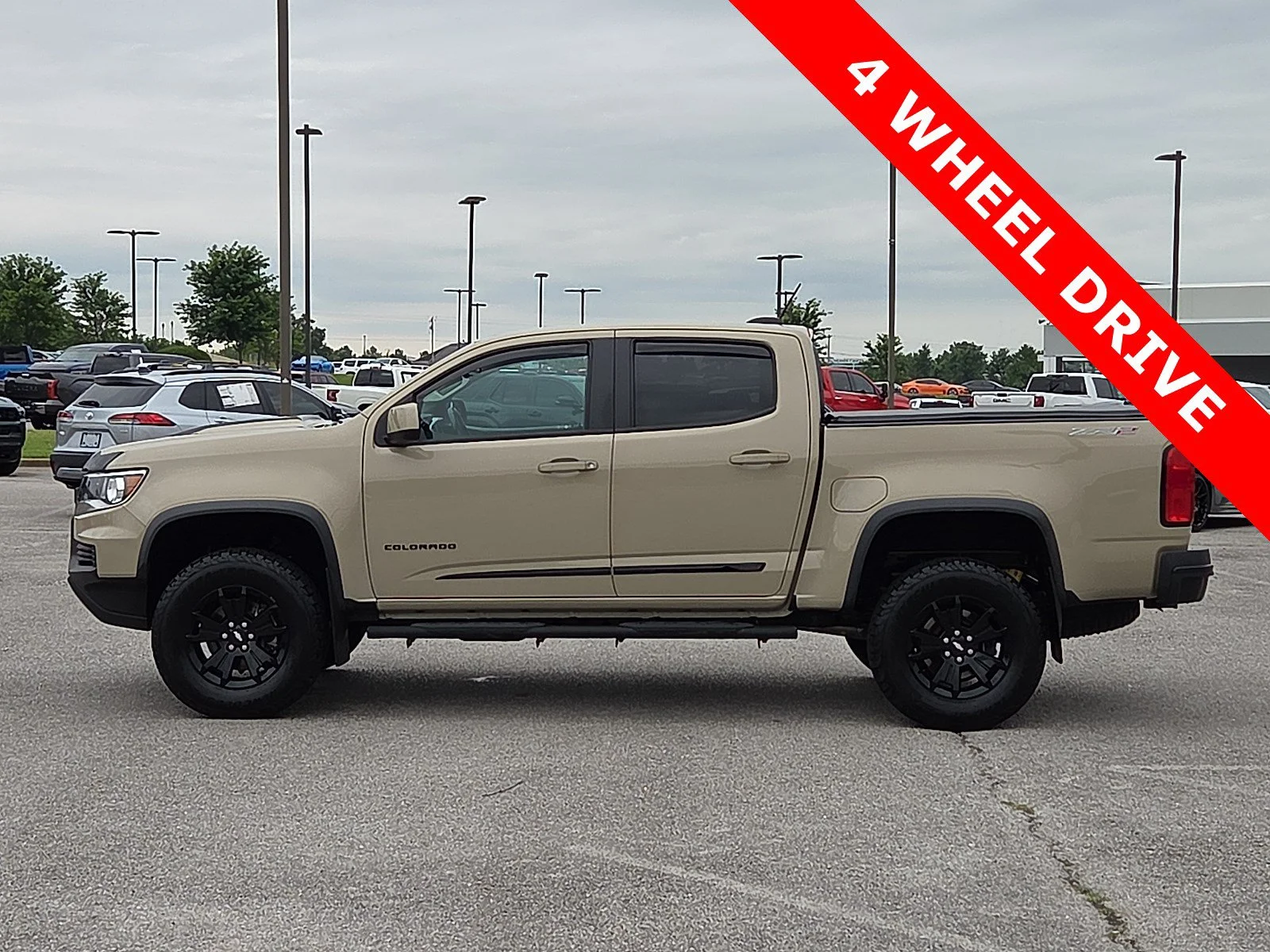 Used 2021 Sand Dune Metallic Chevrolet 4WD ZR2 image 3