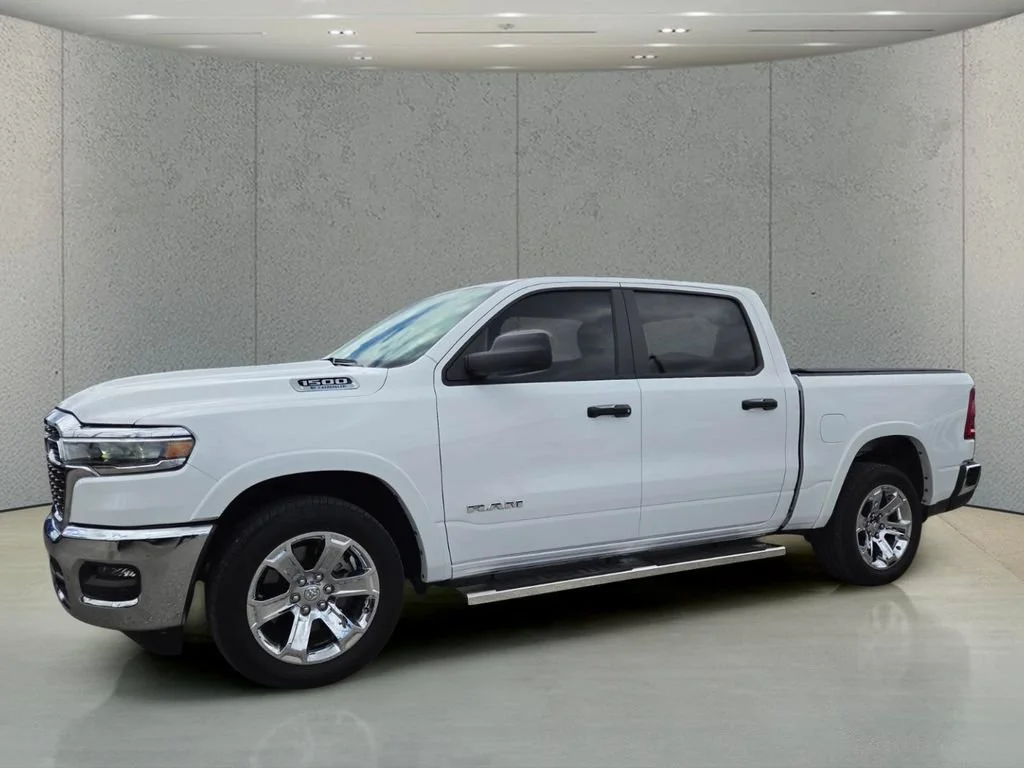 Used 2025 Bright White Clearcoat Ram Big Horn image 8
