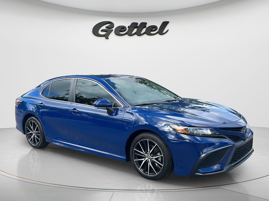 Certified Used 2023 Blue Toyota SE image 3