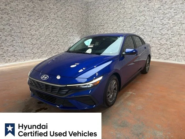 Certified Used 2024 Intense Blue Hyundai SEL image 3