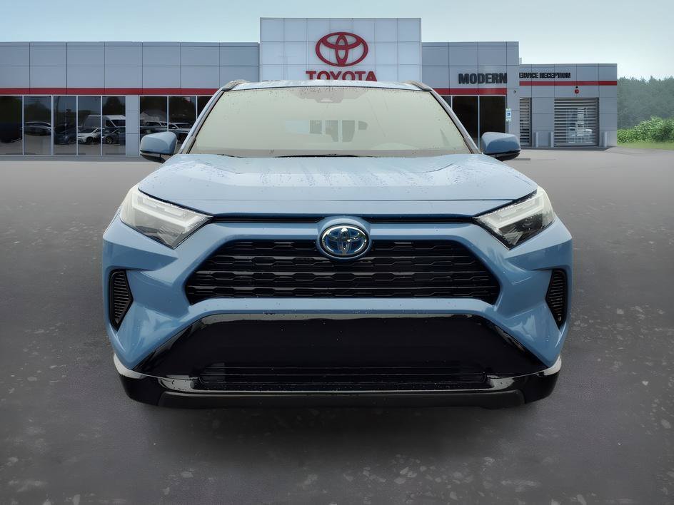 Used 2022 Cavalry Blue Toyota Hybrid SE image 8