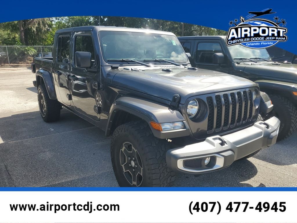 Used 2023 Gray Jeep Sport S image 1