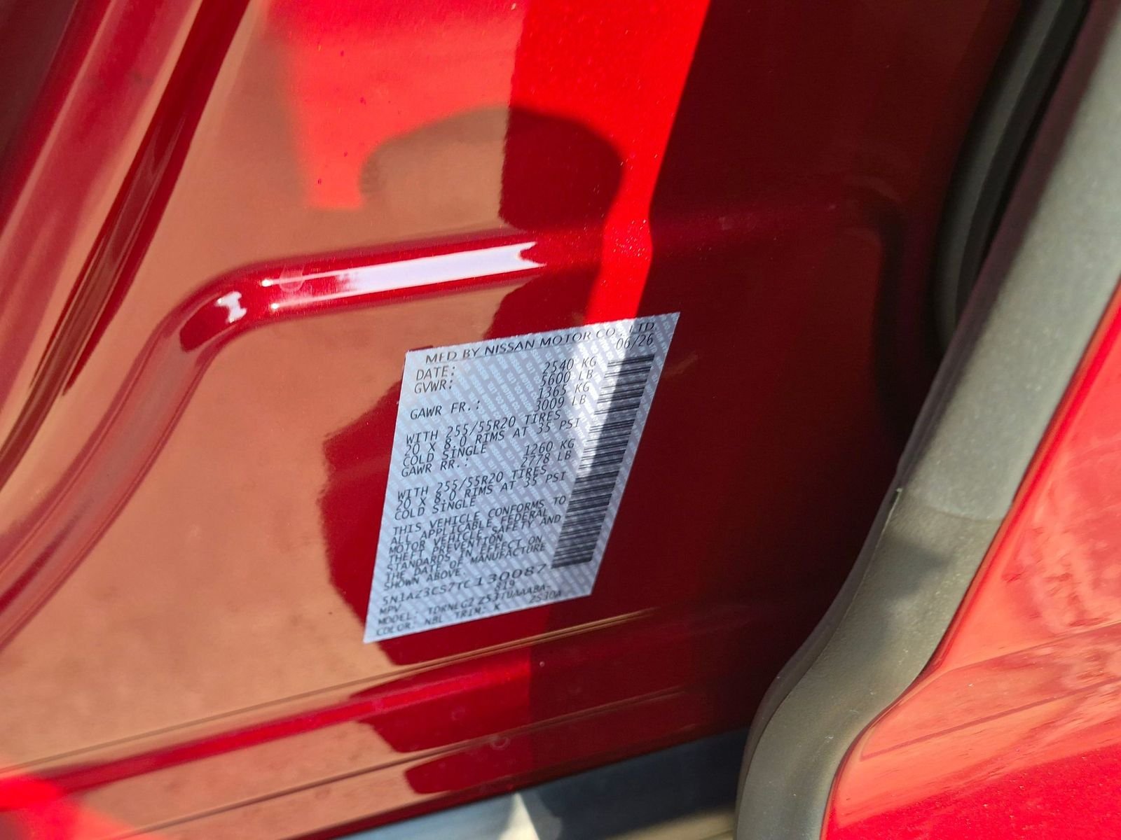 New 2026 Scarlet Ember Tintcoat Nissan SL image 20