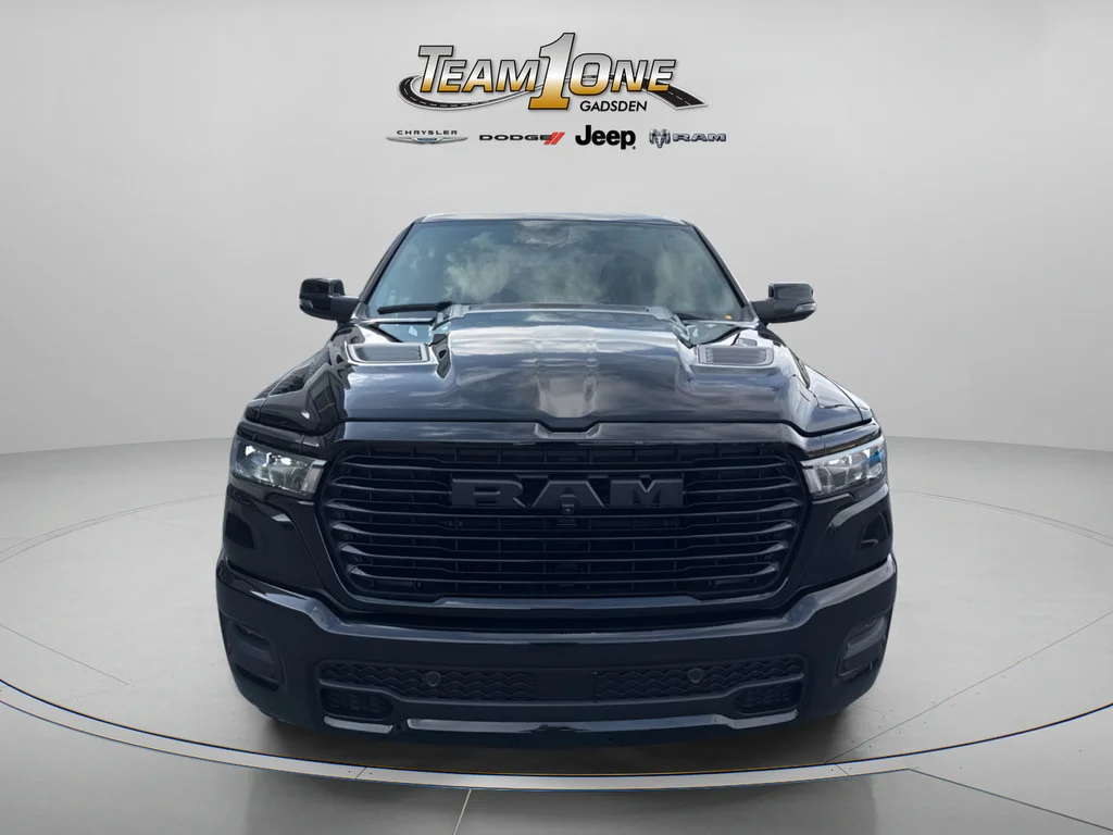 New 2026 Diamond Black Crystal Pearl-Coat Exterior Paint RAM Laramie image 2