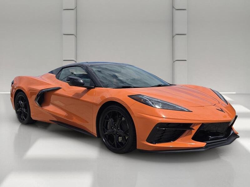 Used 2022 Orange CHEVROLET 2DR STINGRAY CONV W/3LT image 7