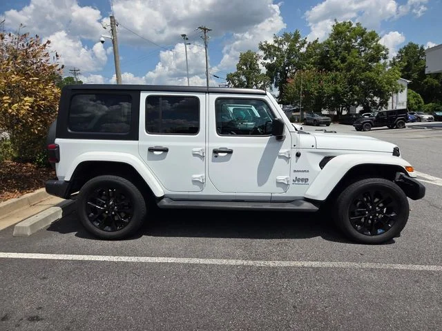Used 2023 White Jeep Sahara 4xe image 3