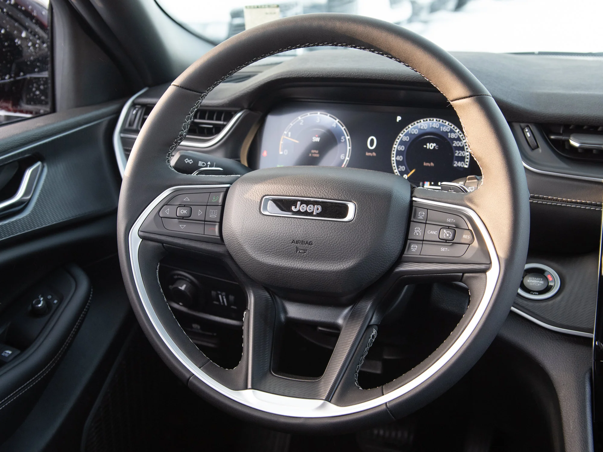 New 2025 Red Jeep Altitude* 4x4, Heated Leather, Wireless Charging Pad, Remote Start image 10