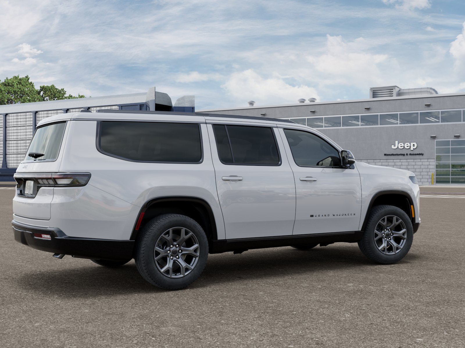 New 2026 Bright White Clear-Coat Exterior Paint Jeep Grand Wagoneer image 2