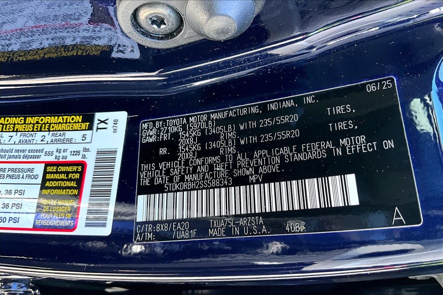 Used 2025 Blueprint Toyota XSE image 37