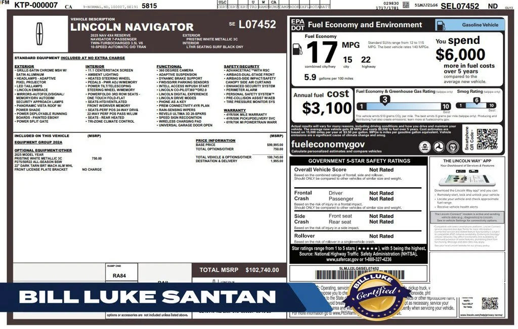 2025 Lincoln Navigator
