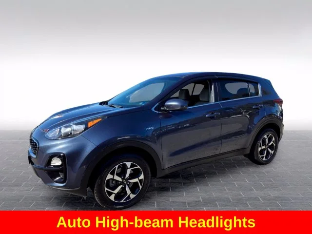 Used 2021 Blue Kia LX image 4