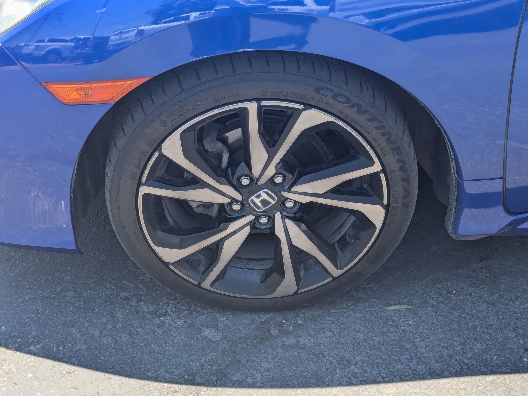 Used 2021 Aegean Blue Metallic Honda Sport image 12