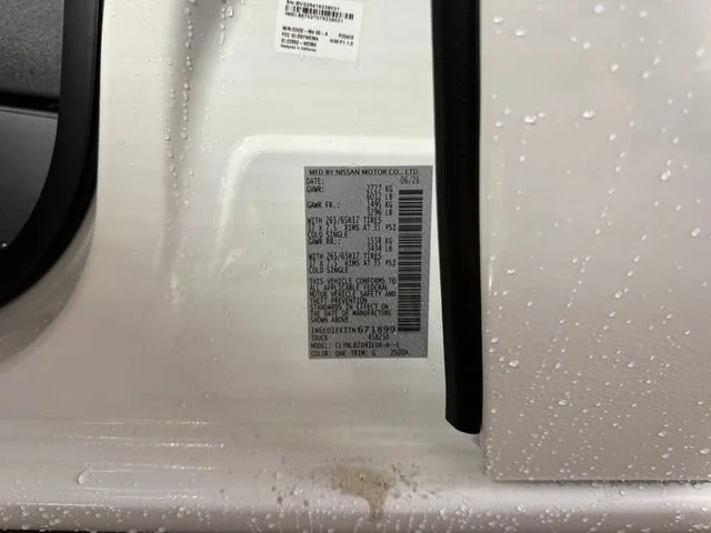 New 2026 Glacier White Nissan SV image 16