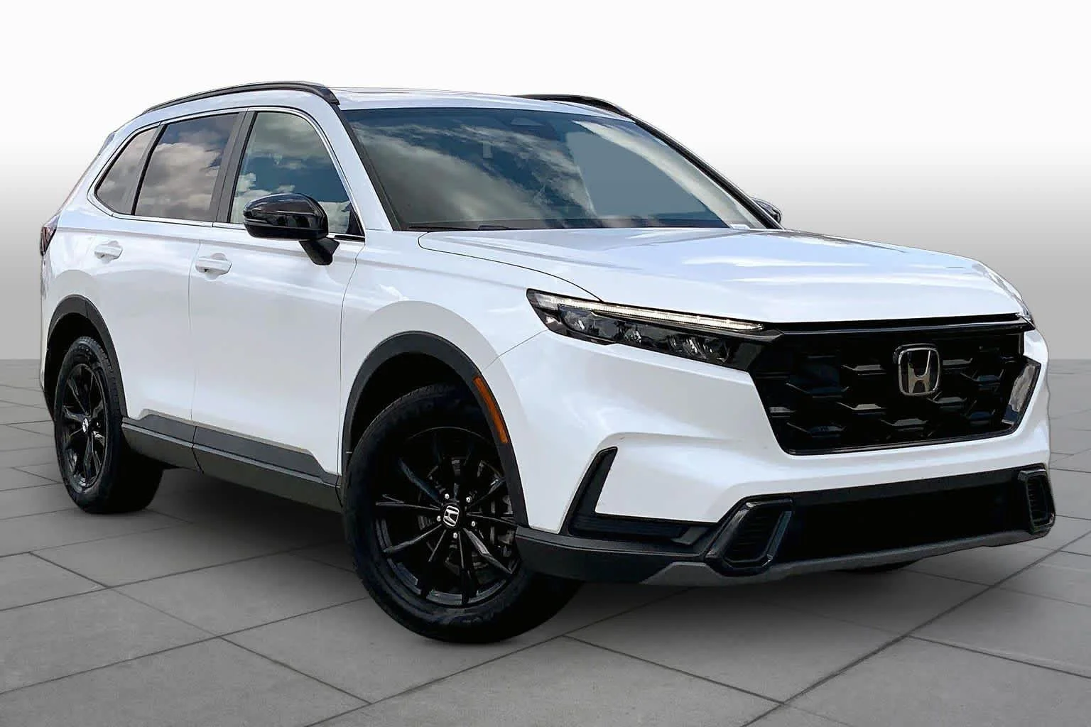 Used 2023 Platinum White Pearl Honda HYB AWD SPORT BD image 3