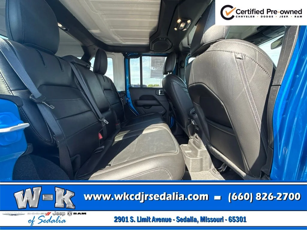 Certified Used 2023 Blue Jeep Sahara 4xe image 28