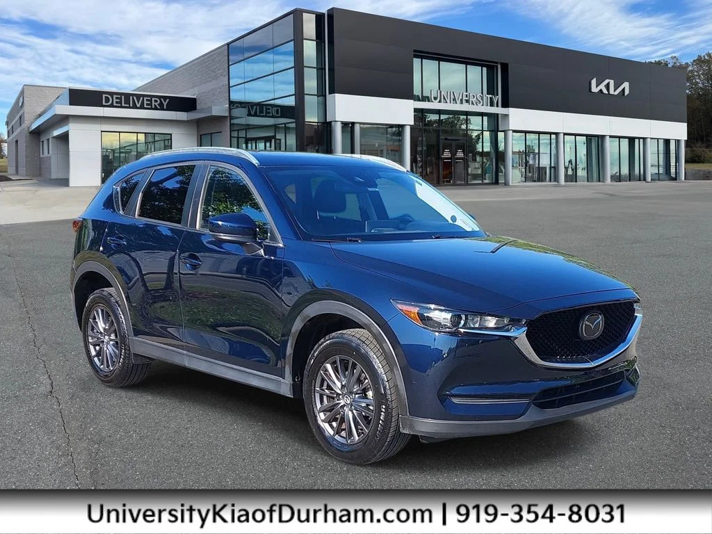 Used 2021 Blue Mazda Touring image 1